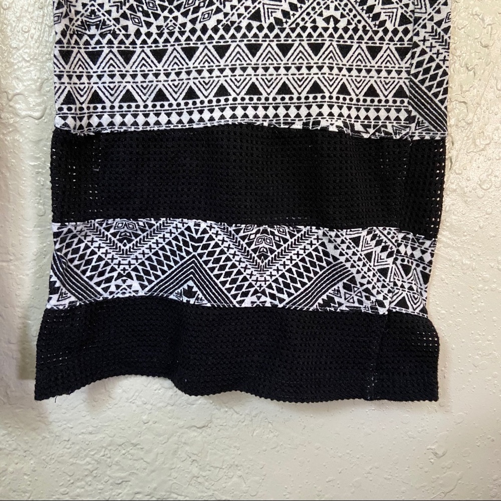 Element | Aztec Pattern Mesh Detail Wide Leg Pants - image 2